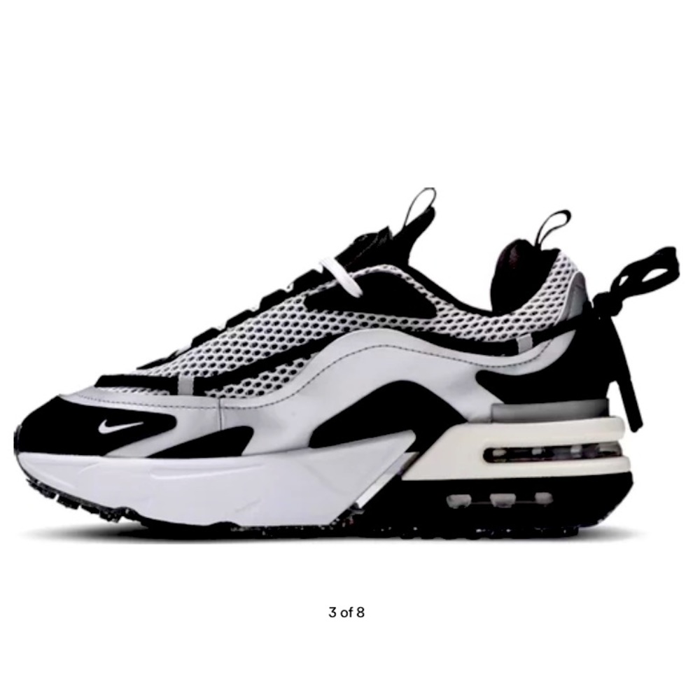2021 Women’s Nike Air Max Furyosa NRG Metallic ‘Silver Black' Size 8.5 New